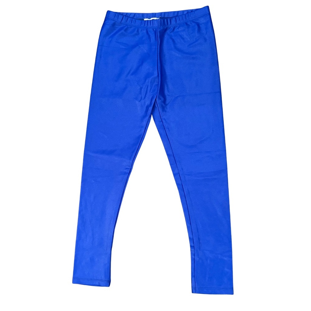 Rock Candy Royal Blue Shiny leggings Girls size M NWOT NEVER WORN